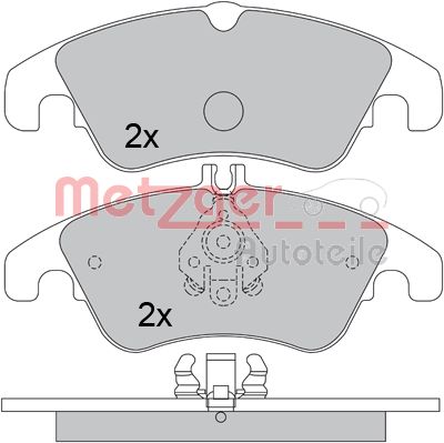 METZGER Első fékbetét 1170509_METZ