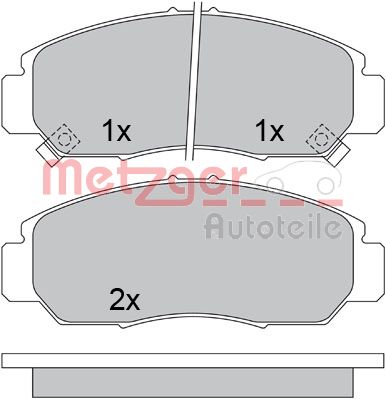 METZGER Első fékbetét 1170536_METZ