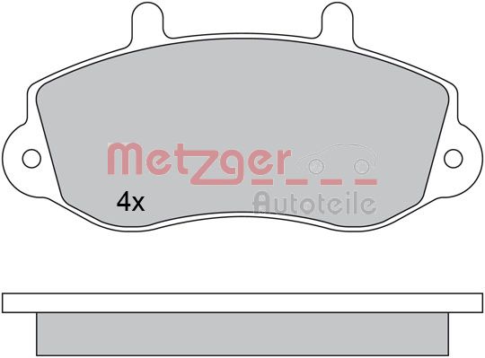 METZGER Első fékbetét 1170553_METZ