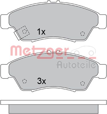 METZGER Első fékbetét 1170584_METZ