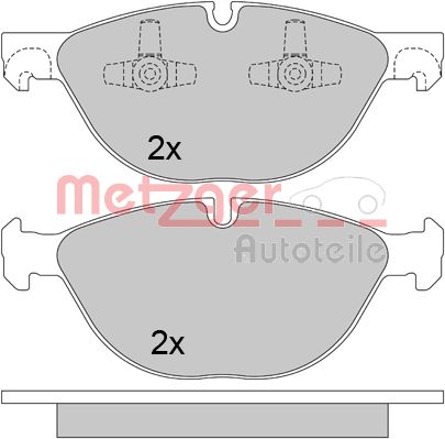 METZGER Első fékbetét 1170592_METZ