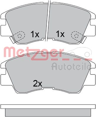 METZGER Első fékbetét 1170600_METZ