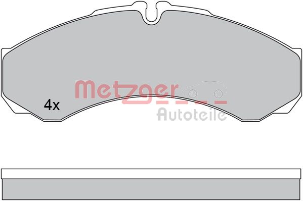 METZGER Első fékbetét 1170608_METZ