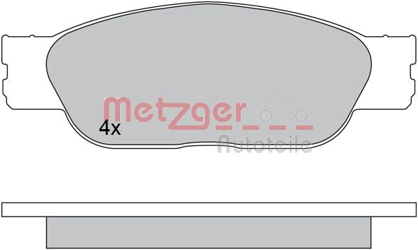 METZGER Első fékbetét 1170610_METZ