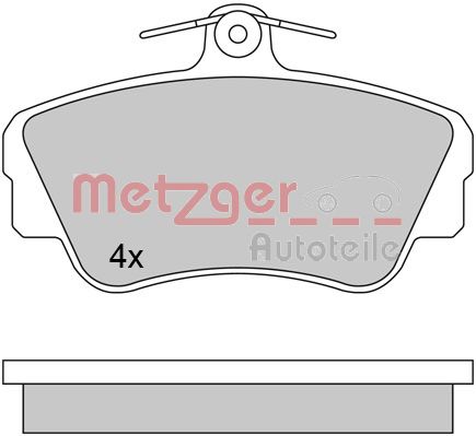 METZGER Első fékbetét 1170627_METZ