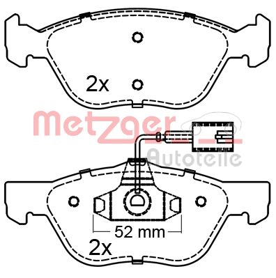 METZGER Első fékbetét 1170647_METZ