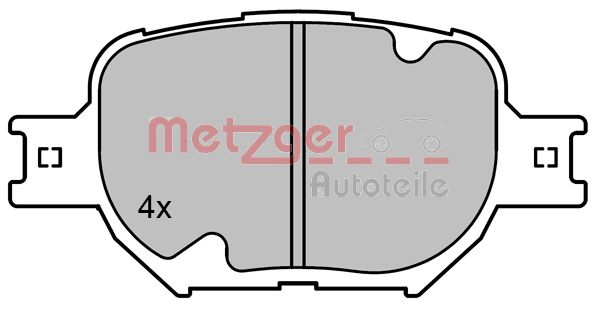 METZGER Első fékbetét 1170823_METZ