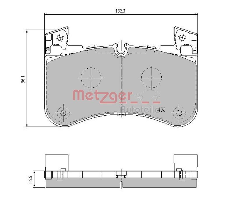 METZGER Első fékbetét 1170947_METZ