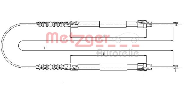 METZGER Kézifék bowden 1171.11_METZ