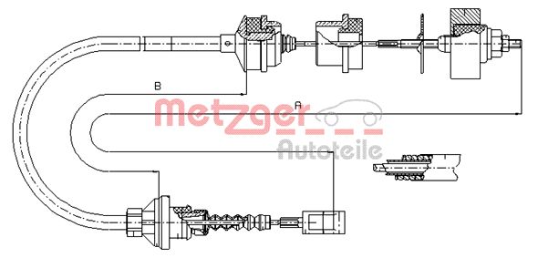 METZGER Kuplungbowden 1172.3_METZ