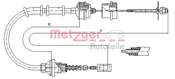 METZGER Kuplungbowden 1172.5_METZ