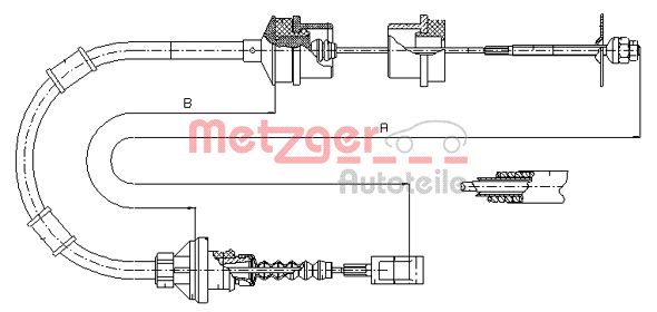 METZGER Kuplungbowden 1172.7_METZ