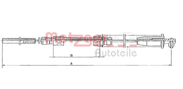 METZGER Kézifék bowden 1251.10_METZ