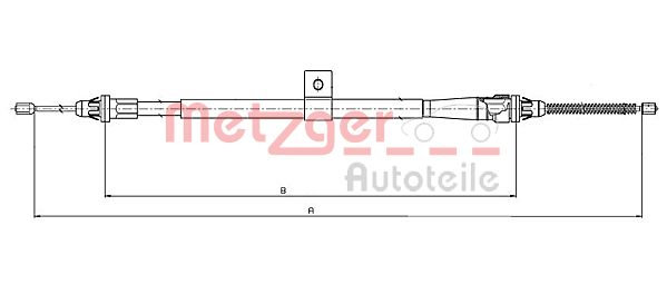 METZGER Kézifék bowden 17.0008_METZ