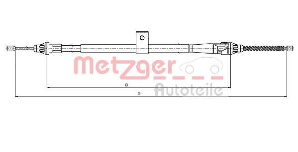 METZGER Kézifék bowden 17.0009_METZ