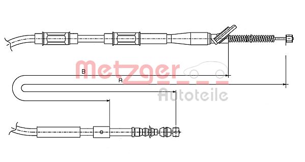 METZGER Kézifék bowden 17.1446_METZ