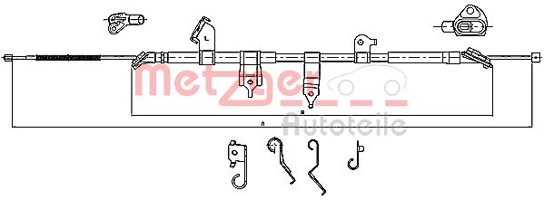 METZGER Kézifék bowden 17.1566_METZ