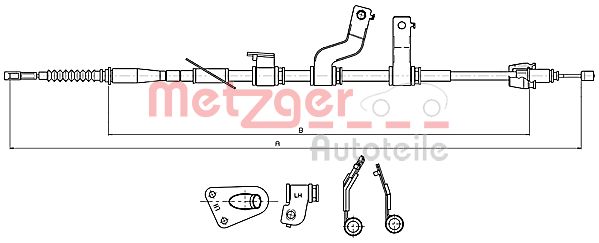 METZGER Kézifék bowden 17.2579_METZ