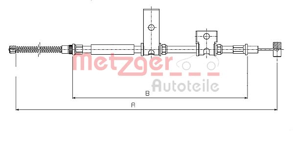 METZGER Kézifék bowden 17.5013_METZ