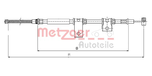 METZGER Kézifék bowden 17.5016_METZ