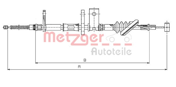 METZGER Kézifék bowden 17.5020_METZ