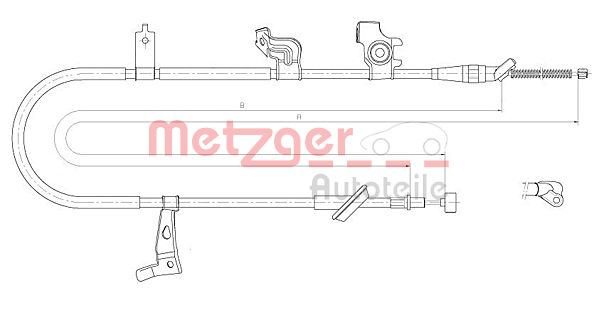 METZGER Kézifék bowden 17.5060_METZ