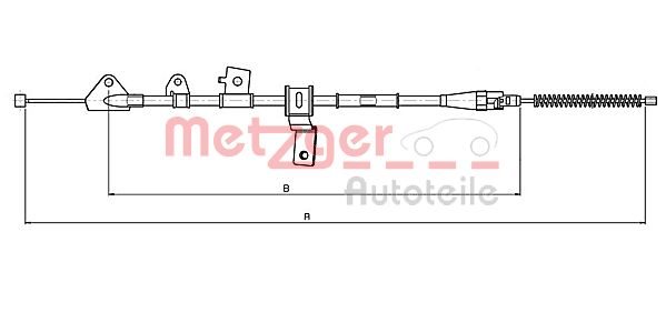 METZGER Kézifék bowden 17.5069_METZ