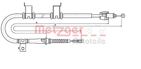 METZGER Kézifék bowden 17.6052_METZ