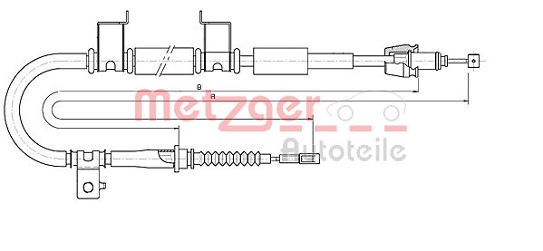 METZGER Kézifék bowden 17.6053_METZ