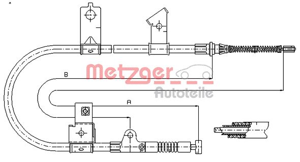 METZGER Kézifék bowden 17.0001_METZ