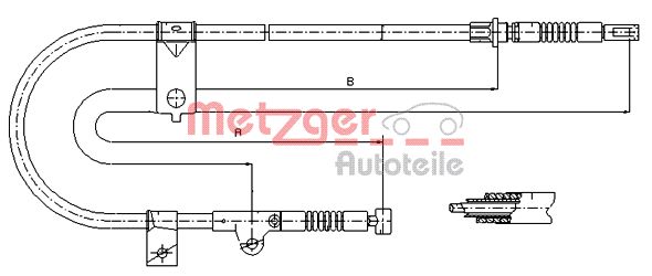 METZGER Kézifék bowden 17.0003_METZ