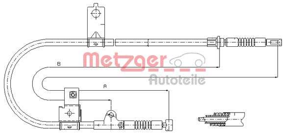 METZGER Kézifék bowden 17.0004_METZ