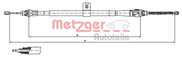 METZGER Kézifék bowden 17.0006_METZ