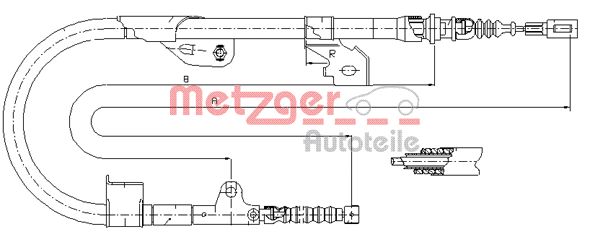 METZGER Kézifék bowden 17.0113_METZ