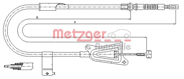 METZGER Kézifék bowden 17.0125_METZ