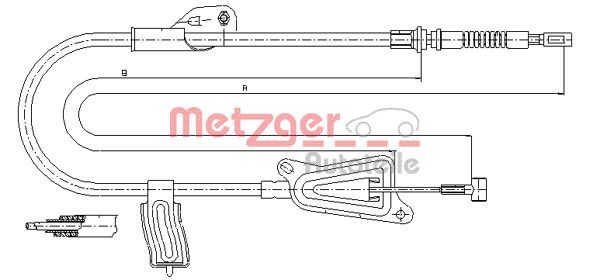 METZGER Kézifék bowden 17.0126_METZ