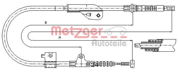 METZGER Kézifék bowden 17.0238_METZ