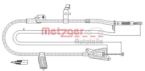 METZGER Kézifék bowden 17.0247_METZ