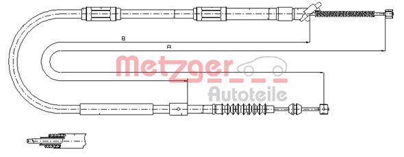 METZGER Kézifék bowden 17.1041_METZ