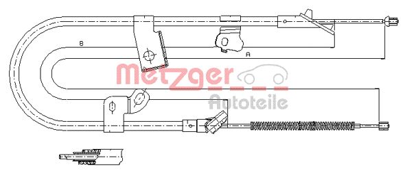 METZGER Kézifék bowden 17.1079_METZ