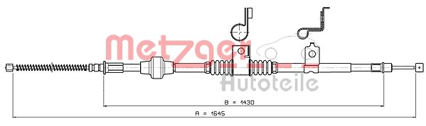 METZGER Kézifék bowden 17.2294_METZ