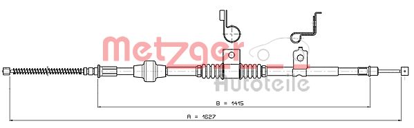 METZGER Kézifék bowden 17.2295_METZ