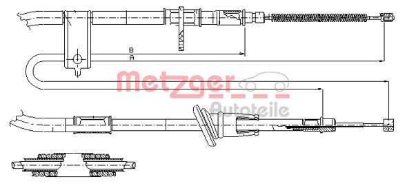 METZGER Kézifék bowden 17.2512_METZ