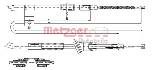 METZGER Kézifék bowden 17.2518_METZ