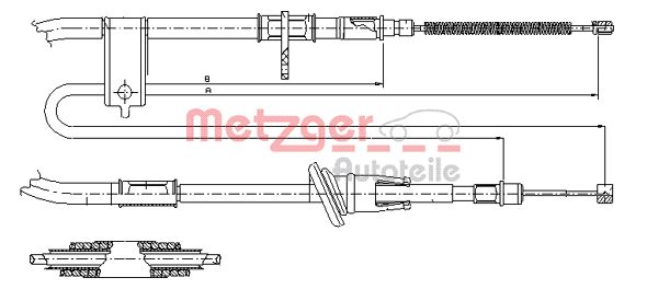 METZGER Kézifék bowden 17.2519_METZ