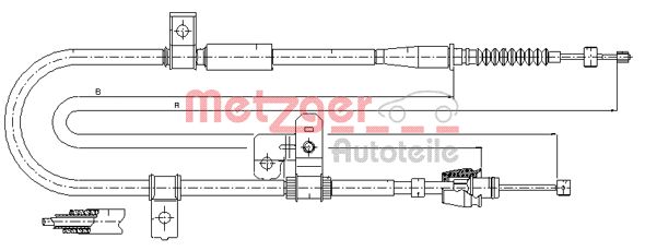 METZGER Kézifék bowden 17.2524_METZ