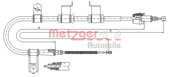 METZGER Kézifék bowden 17.2540_METZ