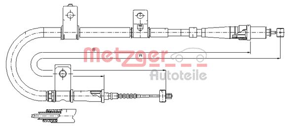 METZGER Kézifék bowden 17.2550_METZ