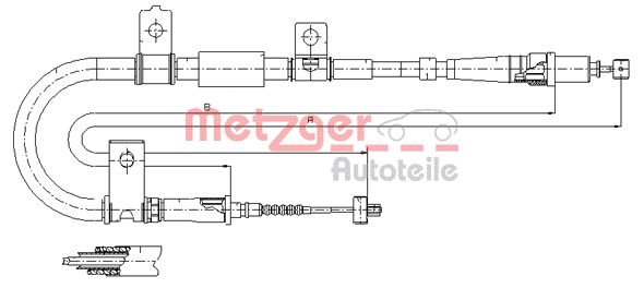 METZGER Kézifék bowden 17.2551_METZ