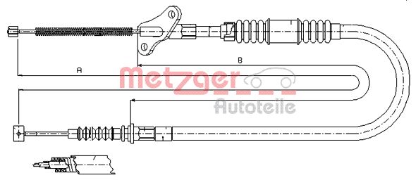 METZGER Kézifék bowden 17.2720_METZ